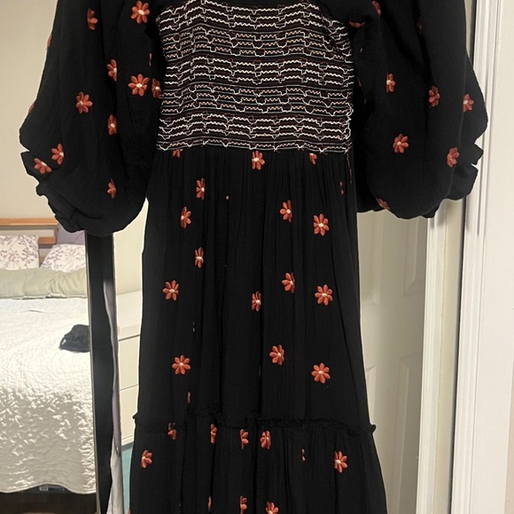 Dahlia Embroidered Maxi Dress Free People - Picture 3 of 3